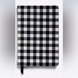 Draper James Mini Notebook NWT In Gingham Cor and 3 stickers